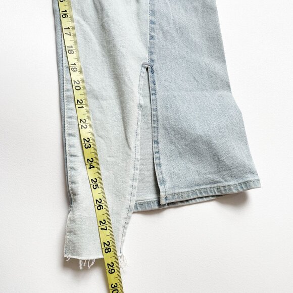 Driftwood Cece Wide Leg Jeans Icy Blue Size 26 NEW NWT - Picture 10 of 10